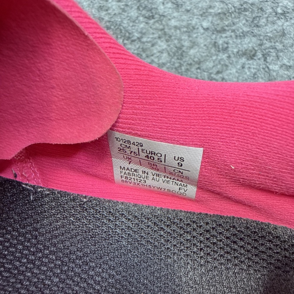 Asics Noosa Tri 15 running shoes women's 9 hot pink yellow tie dye sneakers mesh - Picture 14 of 14